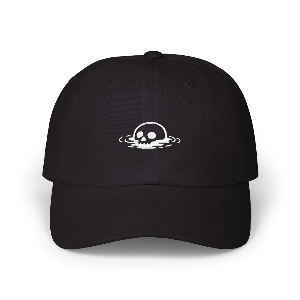 Skull Drift Dad Cap - Black
